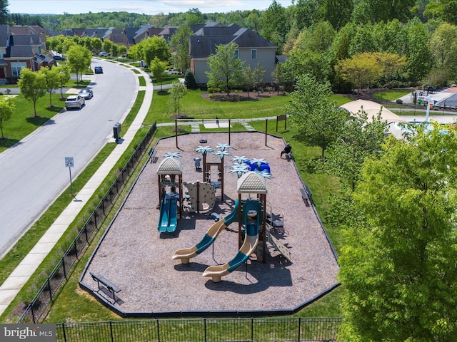 8512 Pine Springs Dr, Severn, MD 21144 - community jungle gym featuring fence