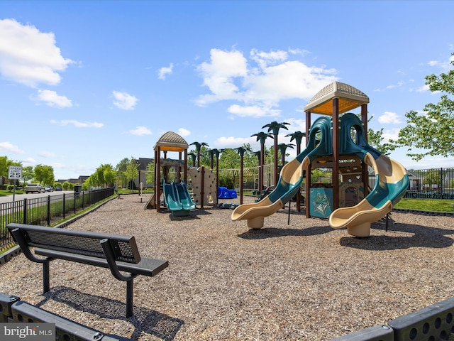 8512 Pine Springs Dr, Severn, MD 21144 - community playground with fence