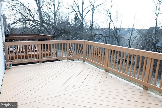 view of deck