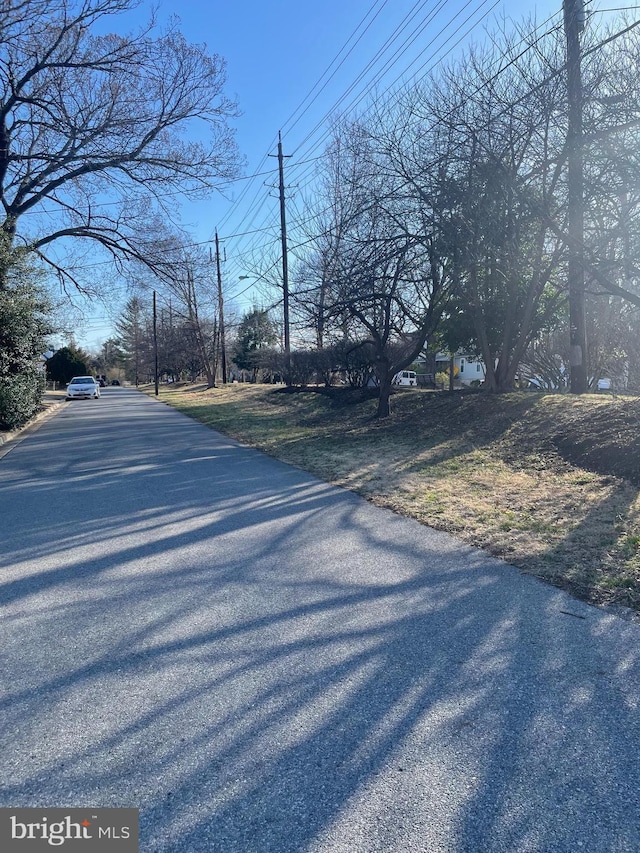 view of road