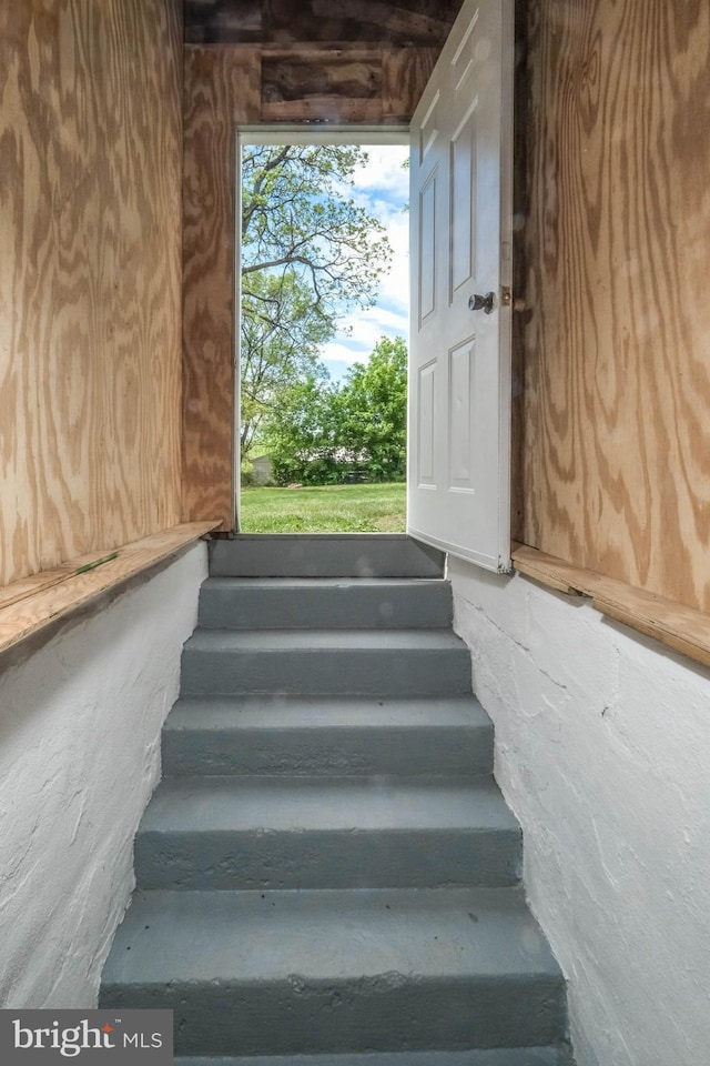 view of stairs