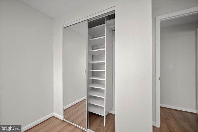 view of closet