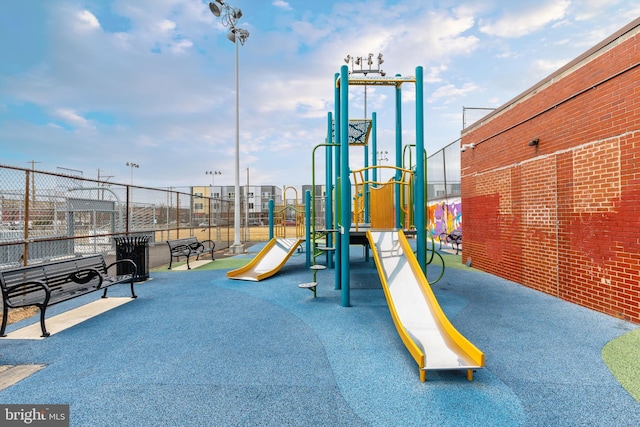 view of communal playground