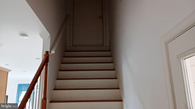 view of stairs