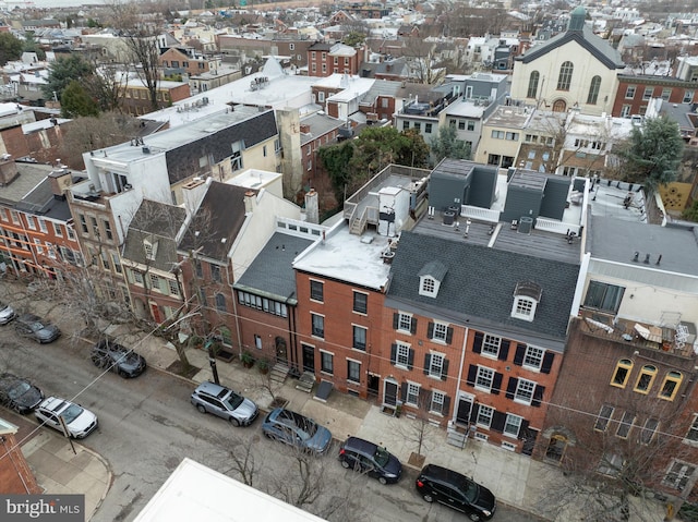 birds eye view of property featuring a residential view