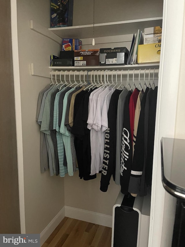 view of closet