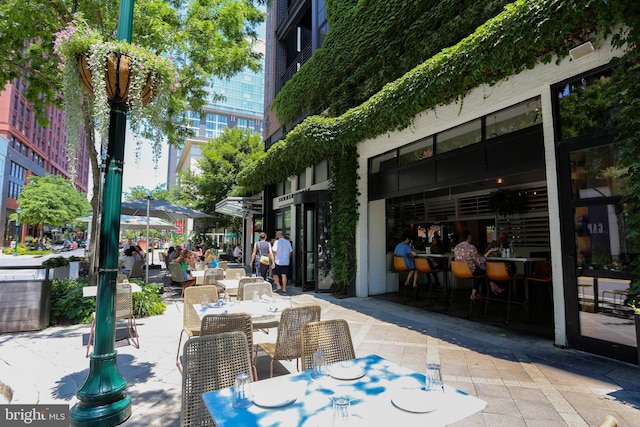 view of patio / terrace with outdoor dining area