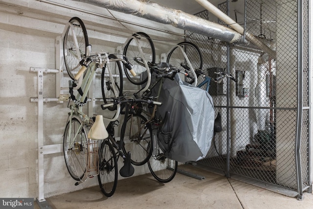 view of storage room