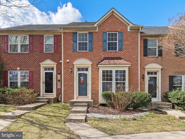 multi unit property with brick siding