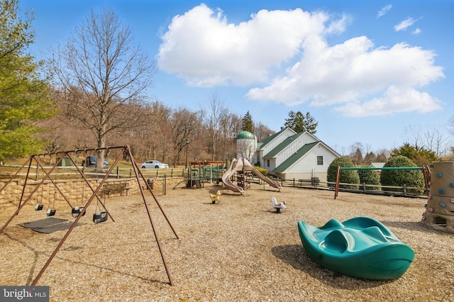 view of community play area