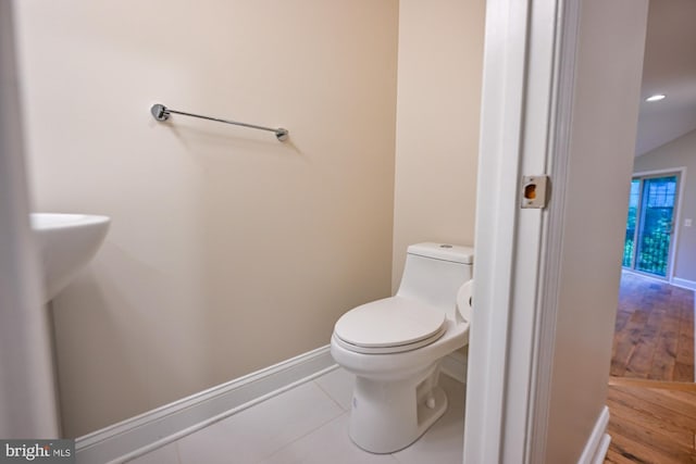 622 Hastings Rd, Baltimore, MD 21286 - bathroom featuring toilet and wood finished floors
