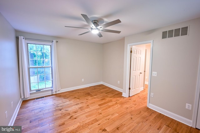 622 Hastings Rd, Baltimore, MD 21286 - unfurnished room featuring ceiling fan and light wood finished floors