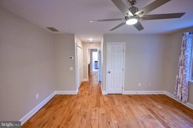622 Hastings Rd, Baltimore, MD 21286 - spare room featuring light wood-style floors and ceiling fan