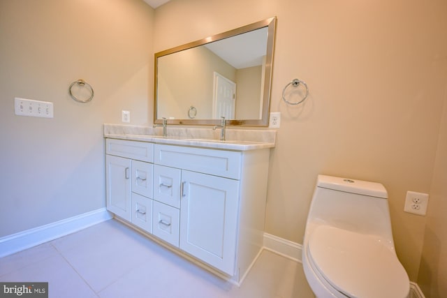 622 Hastings Rd, Baltimore, MD 21286 - bathroom featuring double vanity and tile patterned flooring