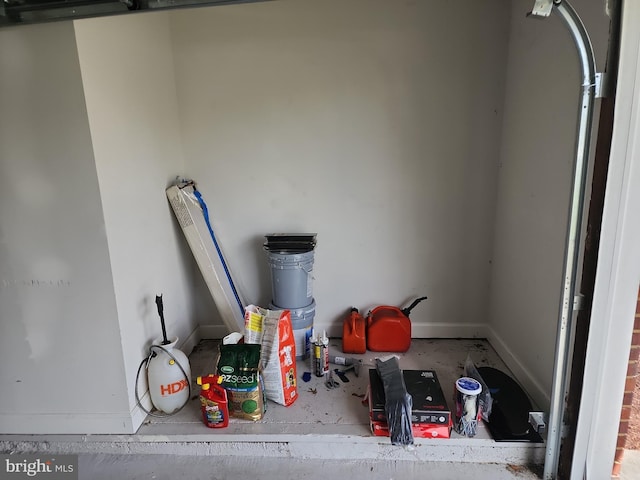 interior details with baseboards