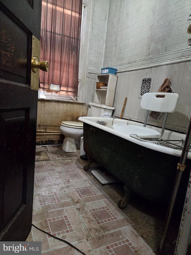 1507 Belmont Ave, Philadelphia, PA 19104 - bathroom featuring toilet and brick patterned flooring