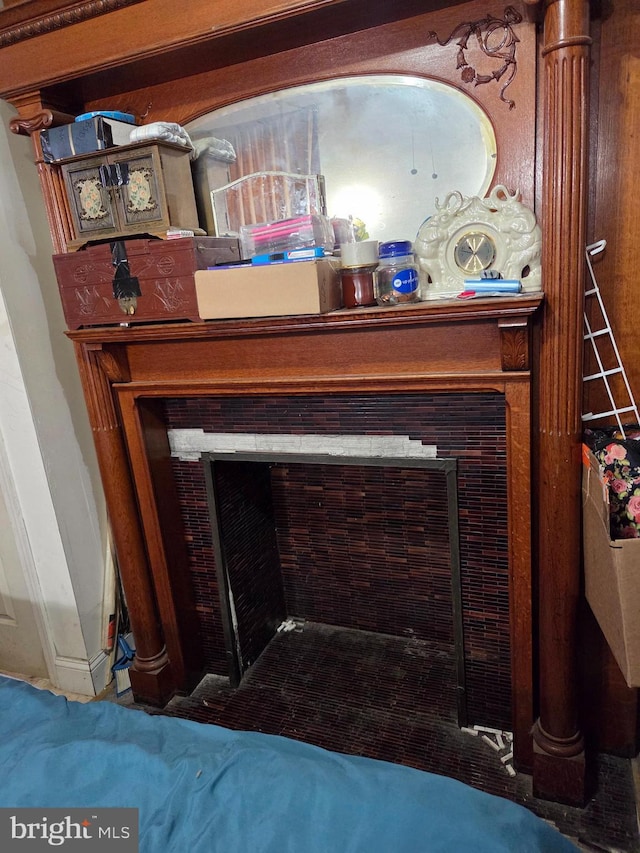1507 Belmont Ave, Philadelphia, PA 19104 - detailed view of a fireplace