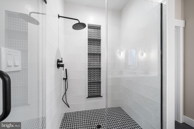 full bath with a stall shower