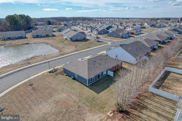 drone / aerial view featuring a residential view