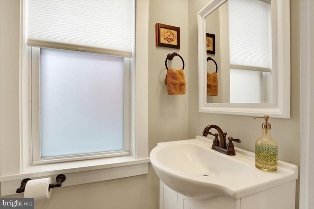 bathroom with a sink