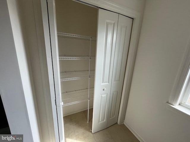 view of closet