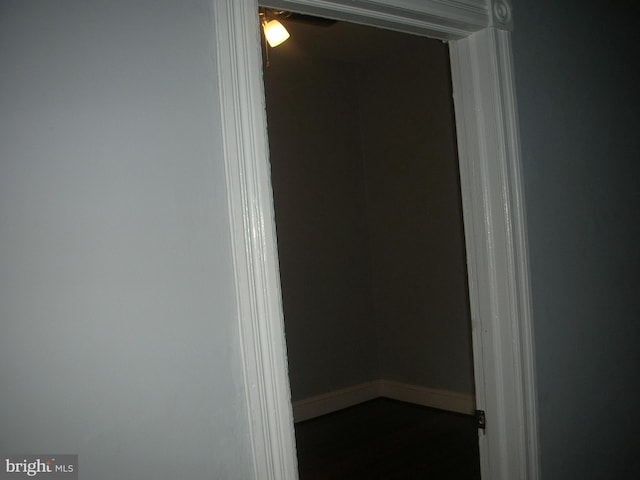 interior space with baseboards