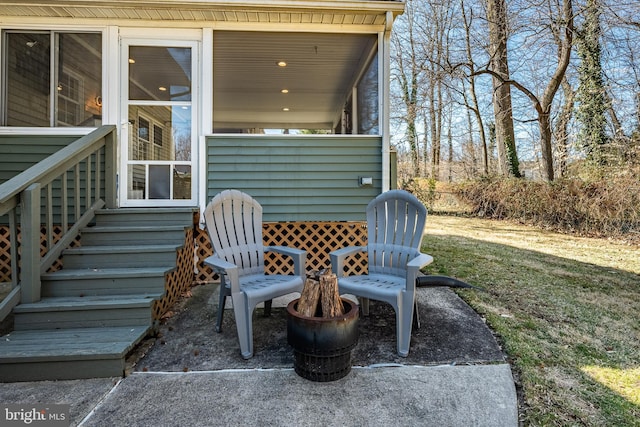 view of patio