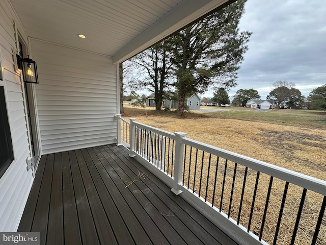 view of deck