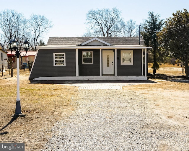 view of outdoor structure with a porch