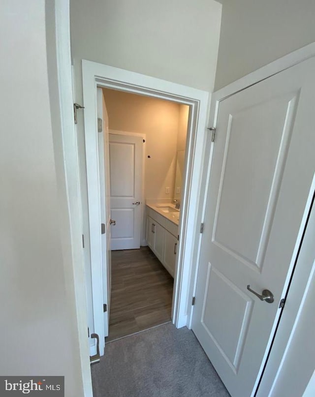 bathroom with a sink