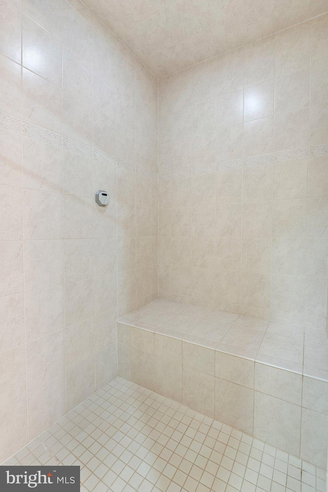 full bath with tiled shower