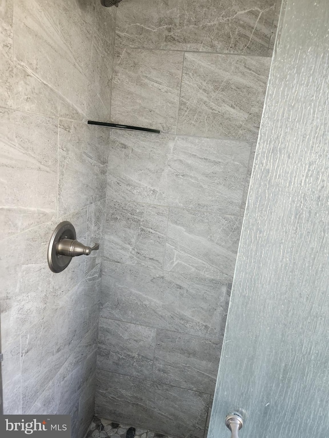 room details featuring tiled shower