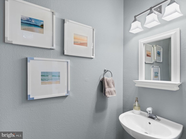 bathroom with a sink