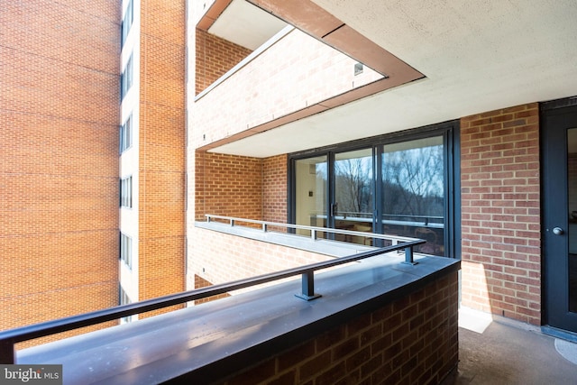 view of patio / terrace featuring a balcony