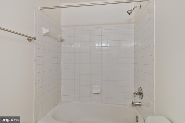 full bath featuring toilet and bathtub / shower combination