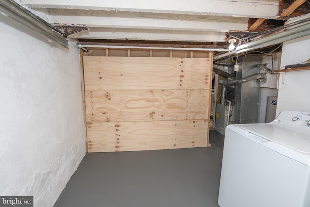 laundry area featuring washer / clothes dryer and laundry area