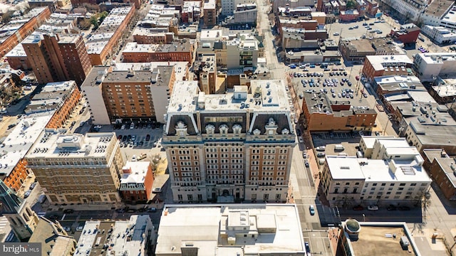 bird's eye view featuring a view of city