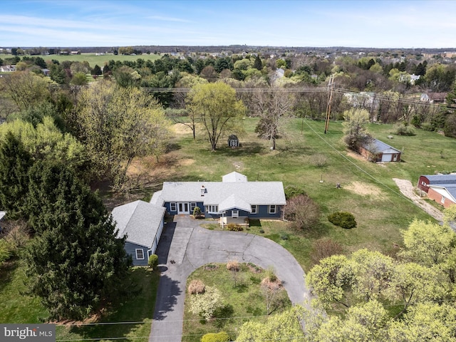 drone / aerial view