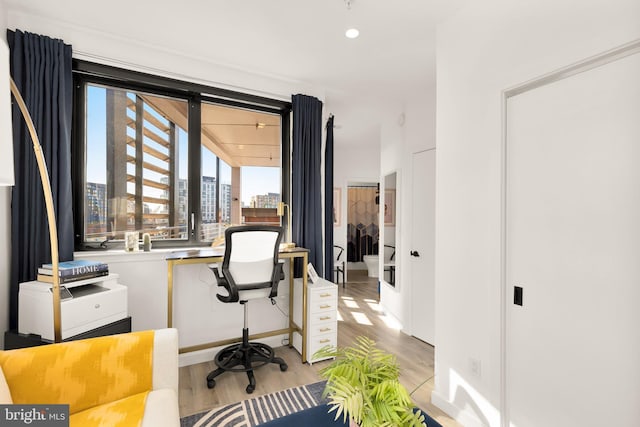1500 Harry Thomas Way NE Unit 501, Washington, DC 20002 - office space featuring recessed lighting, a view of city, and light wood-type flooring