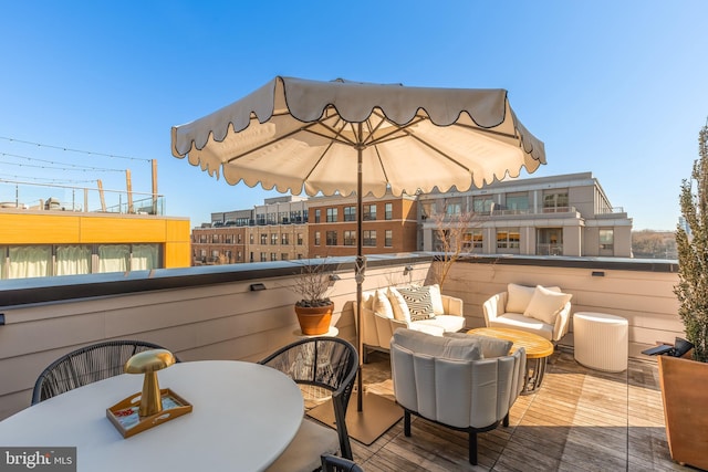 1500 Harry Thomas Way NE Unit 501, Washington, DC 20002 - deck with outdoor lounge area