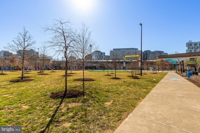 1500 Harry Thomas Way NE Unit 501, Washington, DC 20002 - view of property's community featuring a city view and a lawn