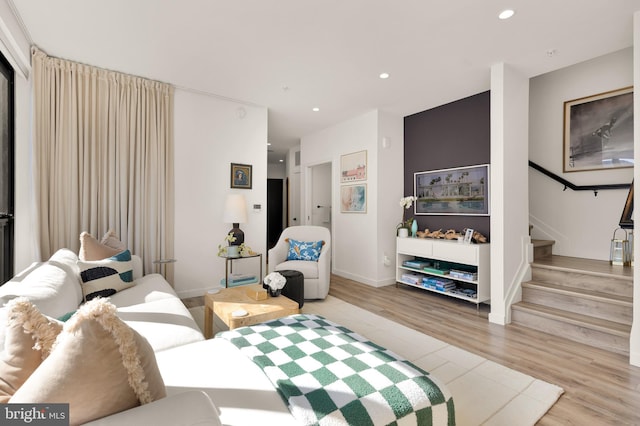 1500 Harry Thomas Way NE Unit 501, Washington, DC 20002 - bedroom featuring recessed lighting, baseboards, and light wood-style floors