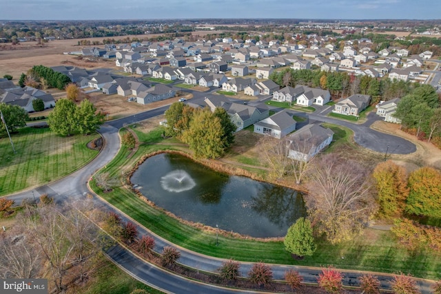 4902 E Pebble Ln Unit E, Milford, DE 19963 - bird's eye view featuring a residential view and a water view