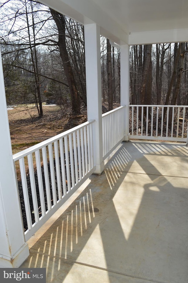 view of patio / terrace featuring a porch