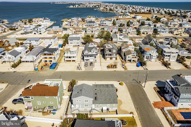 10 W Essex Ave, Harvey Cedars, NJ 08008 - aerial view of residential area featuring a large body of water