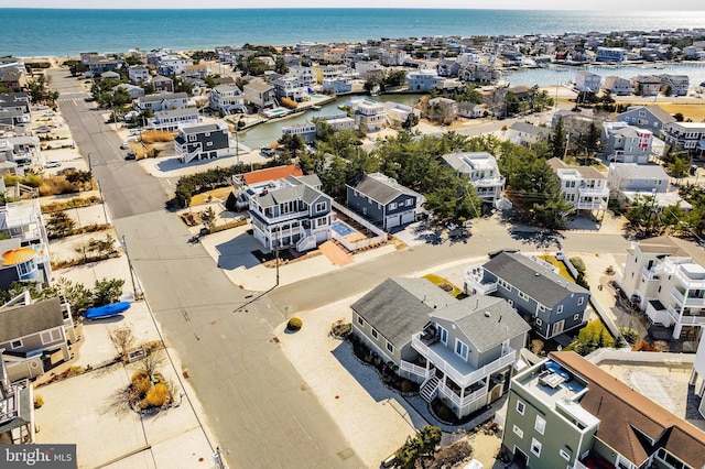 10 W Essex Ave, Harvey Cedars, NJ 08008 - aerial view of residential area featuring a large body of water