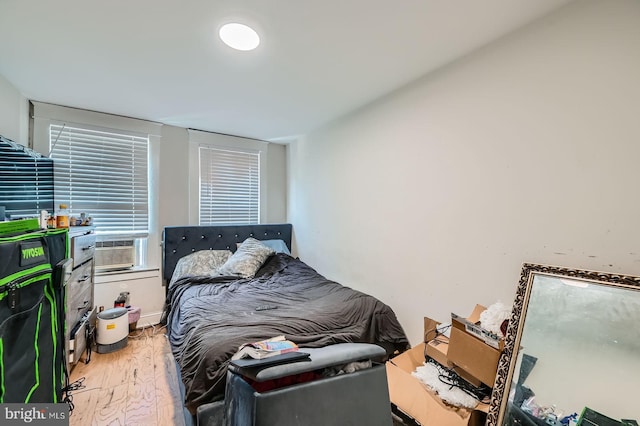 5312 Cordelia Ave, Baltimore, MD 21215 - bedroom with wood finished floors and cooling unit