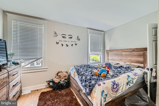 5312 Cordelia Ave, Baltimore, MD 21215 - bedroom with wood finished floors and baseboards