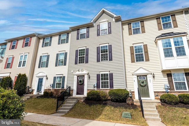 view of townhome / multi-family property