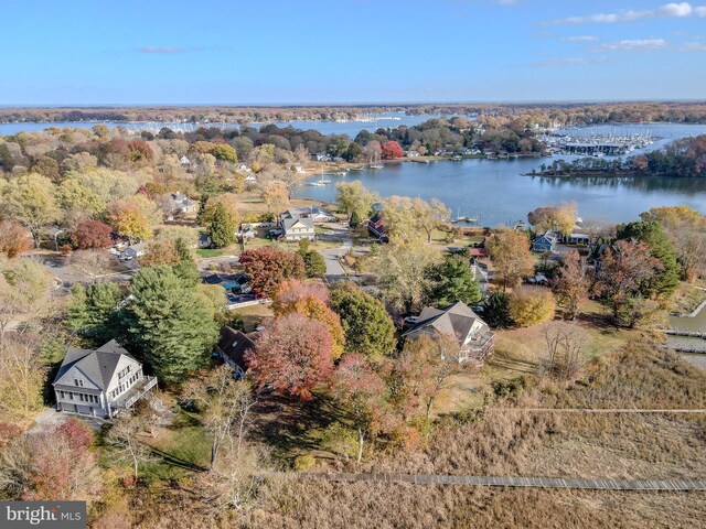 4873 Anchors Way, Galesville, MD 20765 - bird's eye view of a large body of water and a tree filled landscape